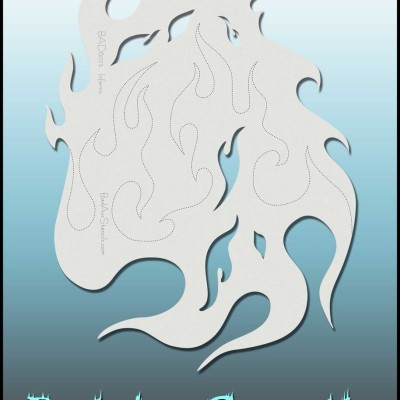 Full Size Bad Ass Stencil 6073